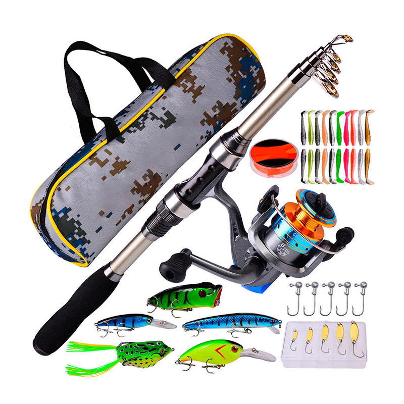 Fishing Rod Telescopic - Kit Canna e Mulinello da Pesca