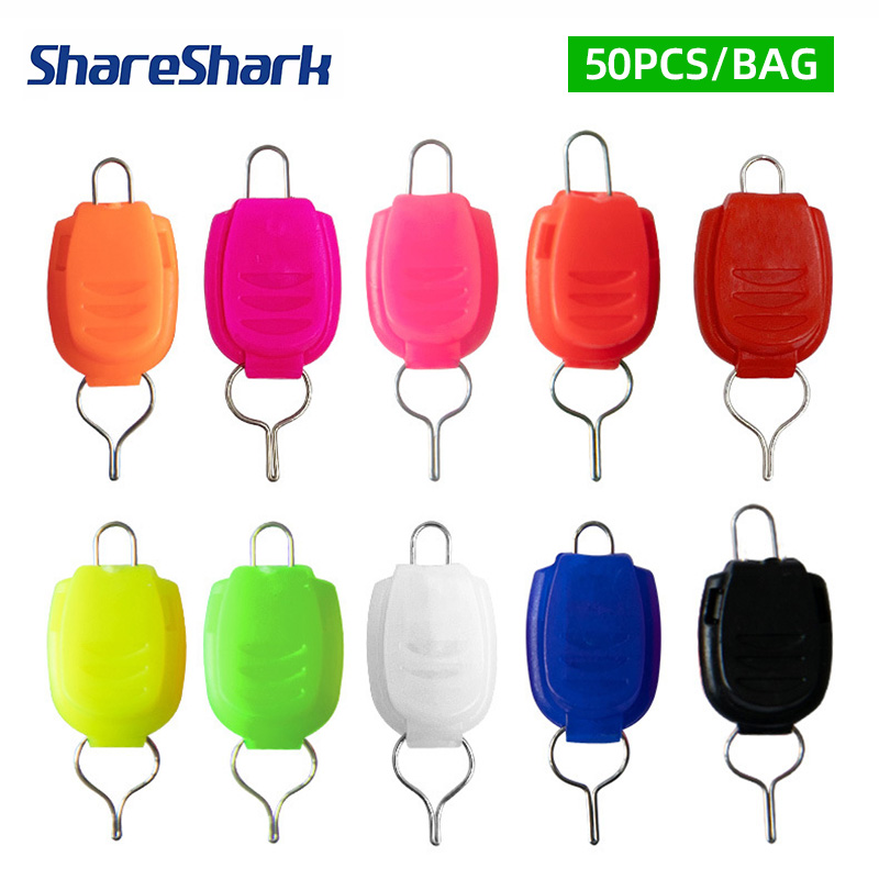 Fishing Rod Combo - ShareShark 50 pz/sacchetto Fermacavo per lenza