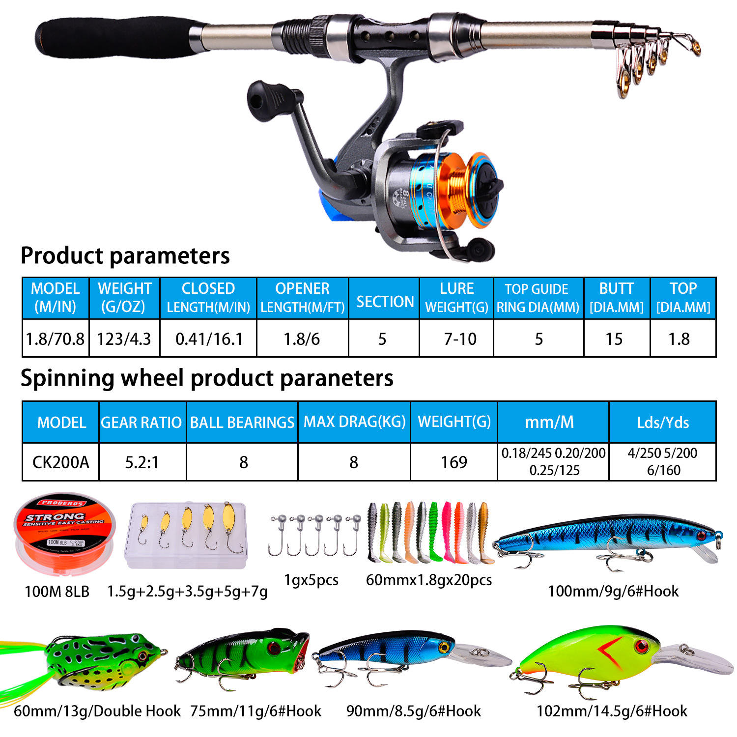 Kit Canna e Mulinello da Pesca - Fishing Rod Telescopic recensione e prezzo